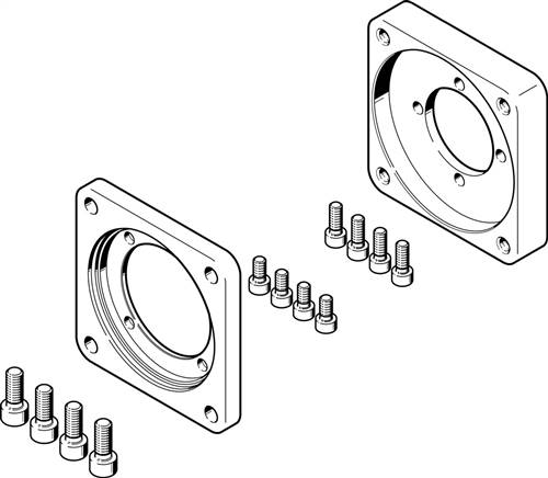 FESTO EAMF-A-64C-80G-S1 (2843290) Motorflansch