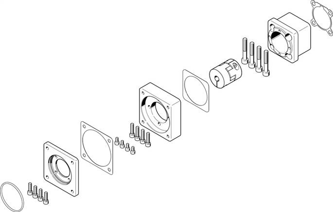 FESTO EAMM-A-D50-60H-S1 (2907418) Axialbausatz