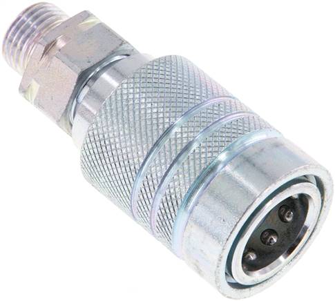 Steckkupplung ISO7241-1A, Muffe Baugr.2T, 10 L (M16x1,5)