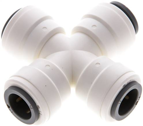 Kreuz-Steckanschluss 12mm, IQS-LE (EPDM-Dichtung)
