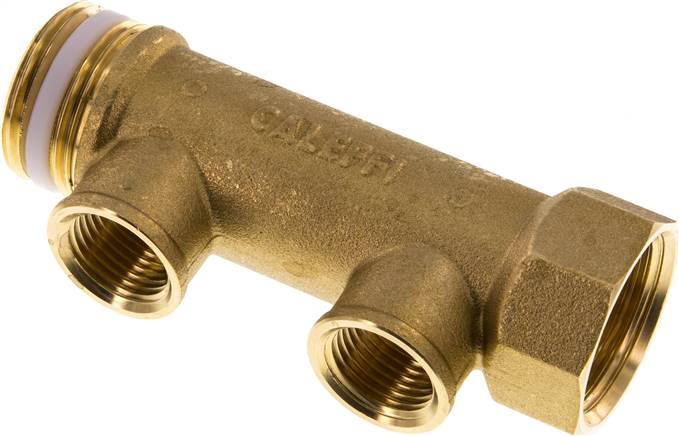 Verteilerrohr G 1"(IG/AG), Abgang 2 x G 1/2" (IG)