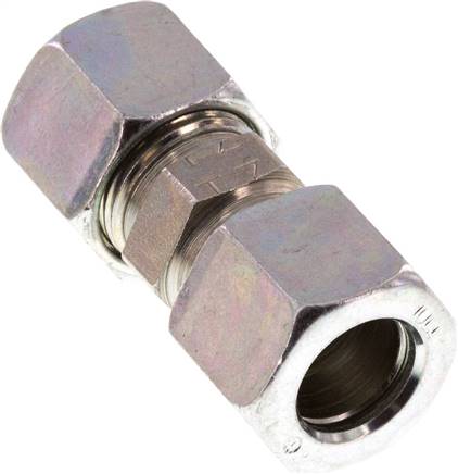 Gerade Schneidringverschraubung 10 LL (M14x1), Stahl verzinkt