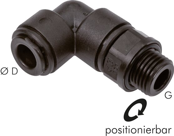Winkel-Steckanschluss G 3/8"-10mm, IQS-FDA