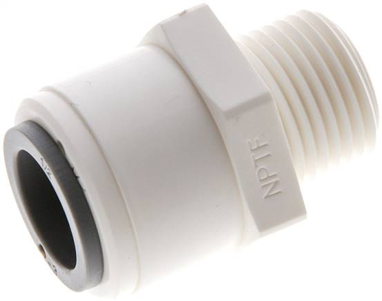 Gerader Steckanschluss NPT 3/8"-1/2" (12,7 mm), IQS-LE (EPDM-Dichtung)
