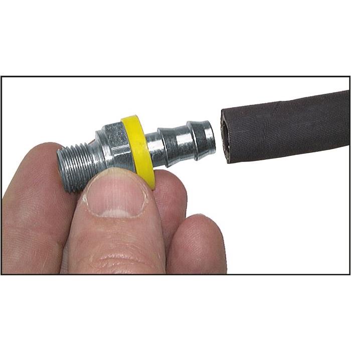 45°-Steckanschluss 6 L Überwurfmutter, 6,4mm GSP-Schl