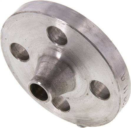 Vorschweißflansch DN10-PN16 (DIN), DIN 2633, 17,2mm, Stahl schwarz