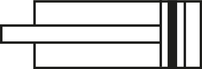 Kompaktzylinder, doppeltwirkend, Kolben 25mm, Hub 5mm, Standard, Typ SES