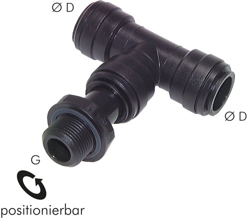 T-Steckanschluss G 3/4"-22mm, IQS-Big