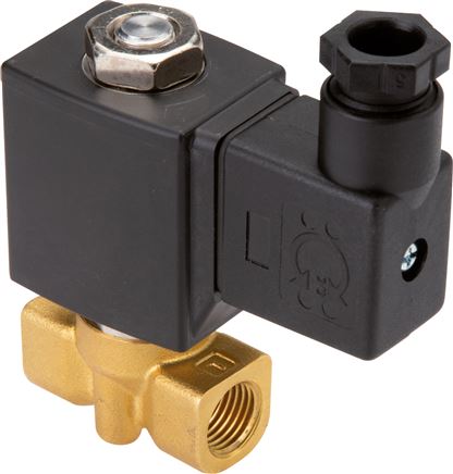 2/2-Wege Messing-Magnetventil G 1/4" 24 V= Eco (NC)