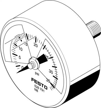 FESTO MA-50-36-R1/4-PSI-E-RG (526788) Manometer