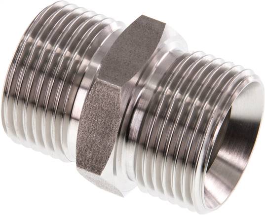 Doppelnippel G 1"-G 1", 1.4571