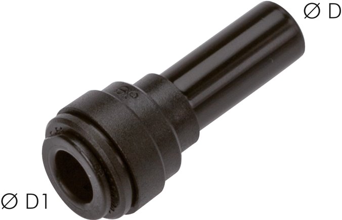 Reduzierung 8mm Stecknippel x 6mm Schlauch, IQS-FDA