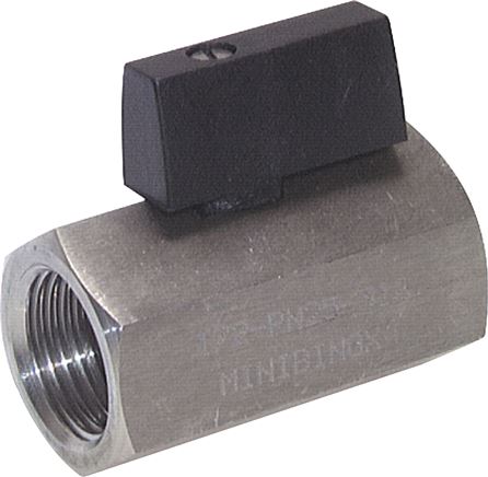 Edelstahl-Minikugelhahn G 1/8" Innengewinde, PN 25