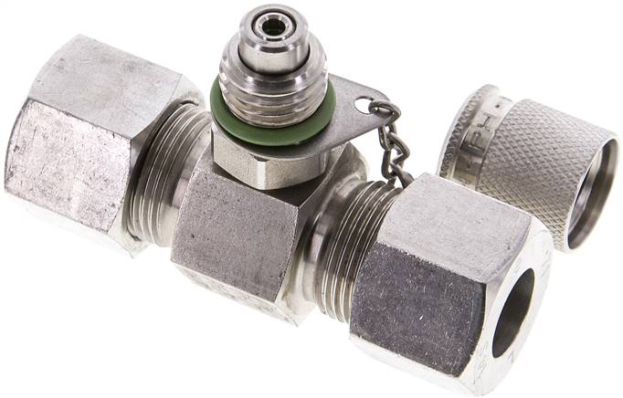 Messanschluss M16x2, 14 S (M22x1,5)-HD-Verschraubung, 1.4571