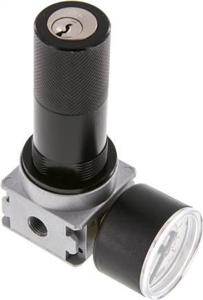 MULTIFIX Druckregler, G 1/8", 0,2 - 6bar, Baureihe 0, 1450 l/min, abschließbar