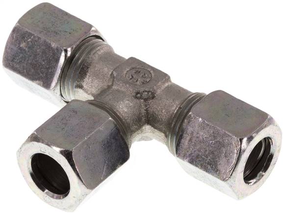 T-Schneidringverschraubung 8 LL (M12x1), Stahl verzinkt