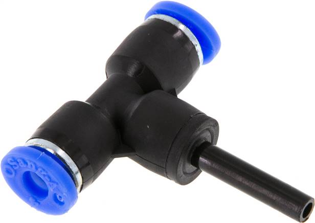 T-Steckanschluss 4mm Steckn./Schlauch, IQS-Standard