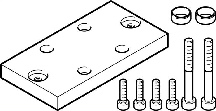 FESTO DHAA-D-E2-40-Q11-35-E (2328827) Adapterbausatz