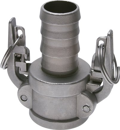 Sicherheits-Kamlock-Kupplung (C) 150 (6")mm Schlauch, Edelstahl (1.4408)