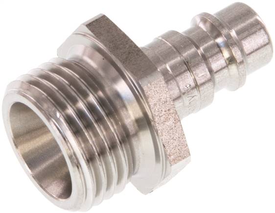 Kupplungsstecker (NW7,2) G 1/2"(AG), Edelstahl