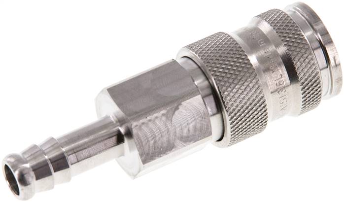 Schnellkupplung (NW7,2) 9 (3/8")mm Schlauch, 1.4404
