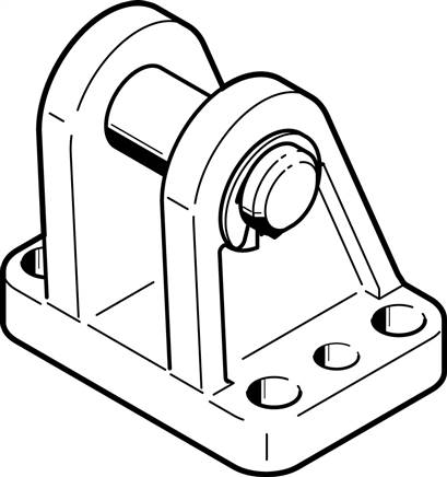 FESTO LBG-80-R3 (2078797) Lagerbock