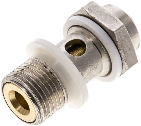 Drosselhohlschraube G 3/8", zu- und abluftregelnd (C), Schlitzschraube (mit Schraubendreher einstellbar)