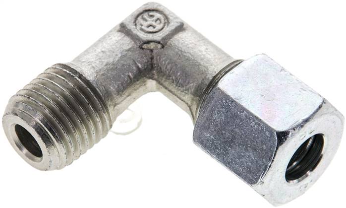 Winkel-Schneidringverschraub. NPT 1/4"-8 L (M14x1,5), Stahl verzinkt