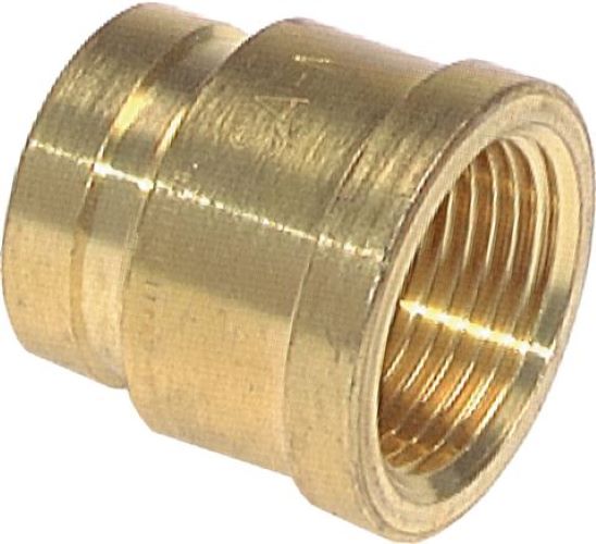 Rundmuffe G 3/4"-G 1-1/2", Messing