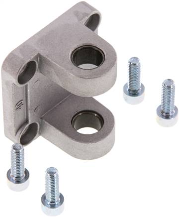 ISO 15552-Gabelschwenkbefestigung 40 mm, Aluminium mit Buchse