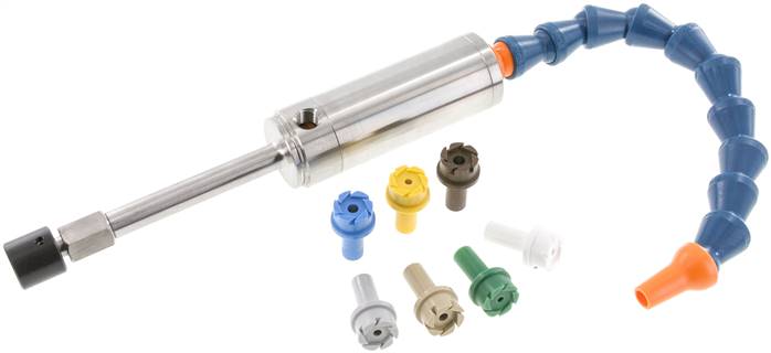 VORTEX-Rohr mit Schalldämpfer (für Kaltluftseite), 8 Stk. VORTEX-Generatoren