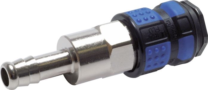 Schnellkupplung (NW7,2) 13 (1/2")mm Schlauch, Kunststoffhülse