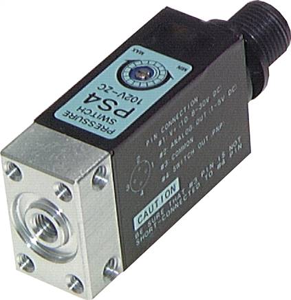 elektron. Druckschalter -1 bis 10 bar, M 12-Stecker (A-codiert, 4-polig)