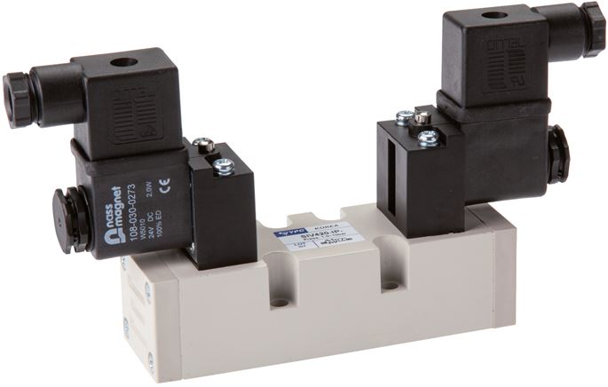 ISO-Ventil (Größe 1), 5/3-Wege, Mittelstellung geschlossen, 115 V AC