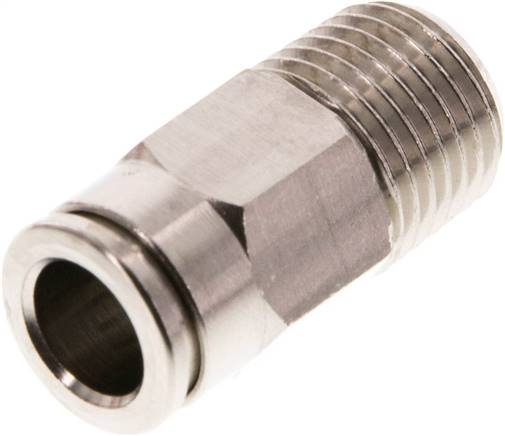 Gerader Steckanschluss R 1/4"-8mm, IQS-MSV (Hochtemperatur), Dichtung FKM