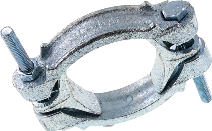 Schlauchklemme Temperguss verzinkt, 89 - 101mm