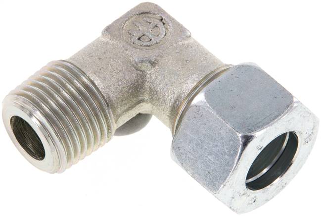 Winkel-Schneidringverschraub. R 1/2"-15 L (M22x1,5), Stahl verzinkt