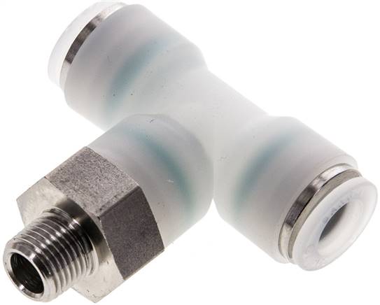 T-Steckanschluss R 1/8"-8mm, IQS-PVDF
