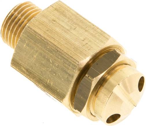 Mini-Sicherheitsventil G 1/8", 0,5 - 1 bar, Messing