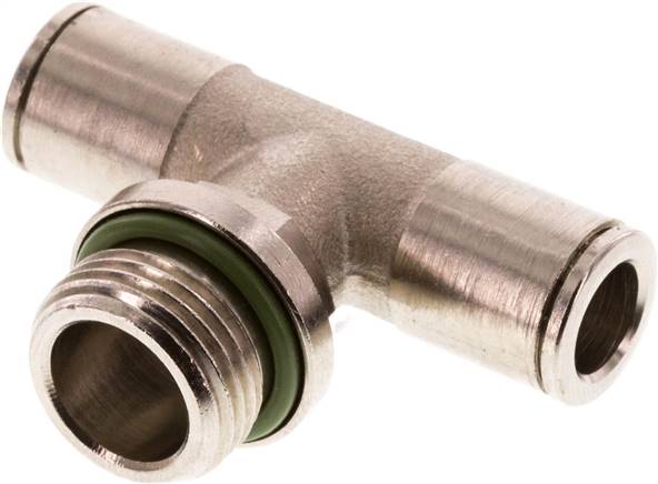 T-Steckanschluss G 3/8"-8mm, IQS-MSV (Hochtemperatur), Dichtung FKM