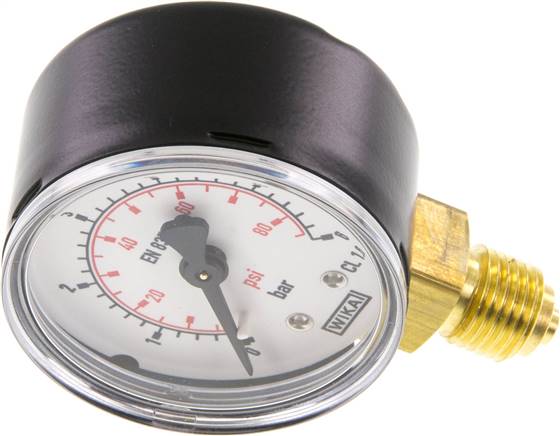 Manometer senkrecht (ST/Ms), 50mm, 0 - 6 bar, G 1/4"