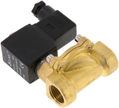 2/2-Wege Messing-Magnetventil G 1/2" 24 V= Eco (NC)