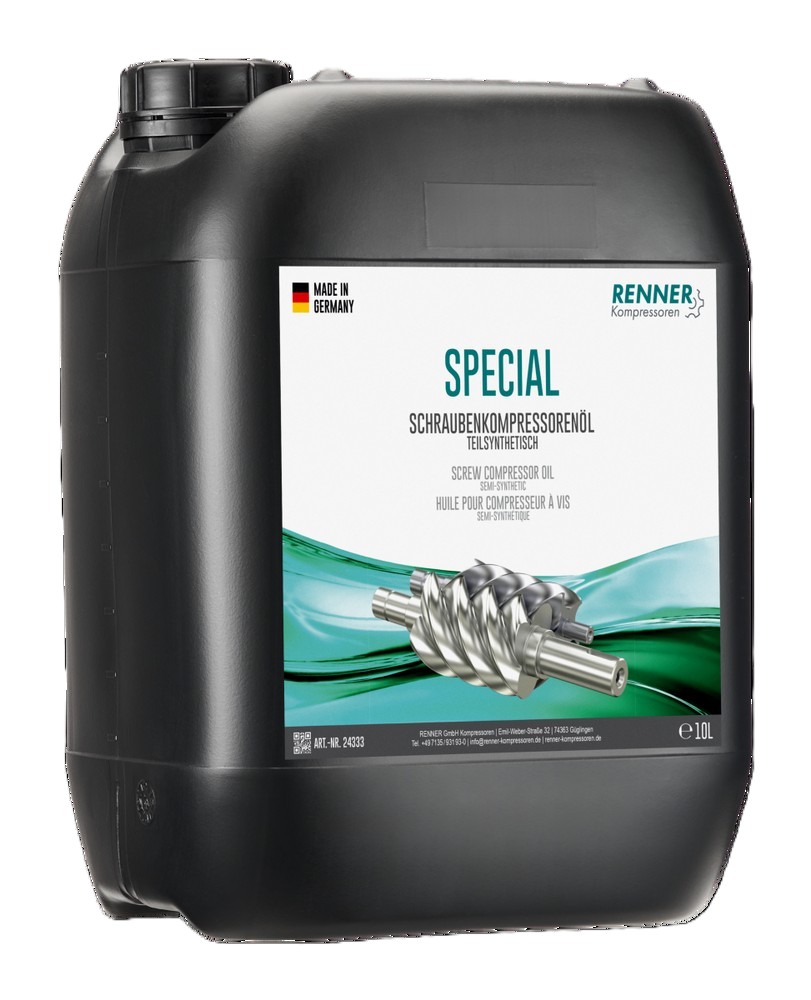Olio per compressori a vite 56 semisintetico 10 litri - 24333