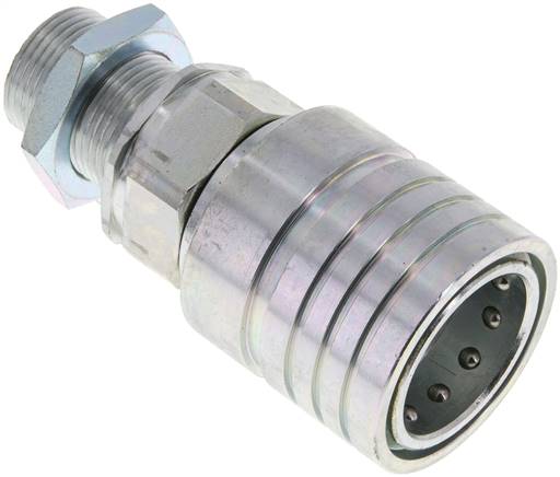 Schott-Steckkupplung ISO7241-1A, Muffe Baugr.6, 20 S (M30x2)