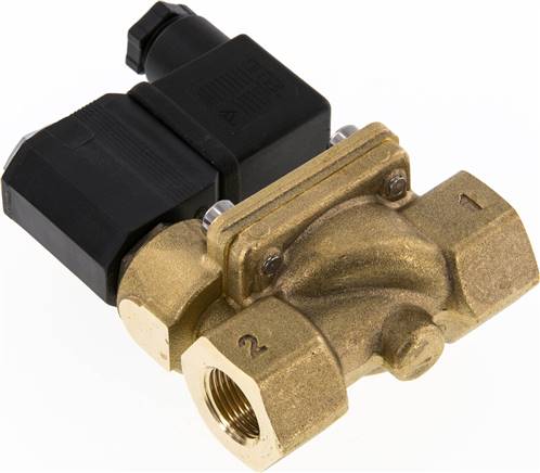 2/2-Wege Magnetventil G 3/8" stromlos geschlossen (NC),FKM 230V