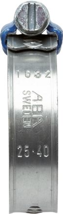 12mm Schlauchschelle 130 - 150mm, Stahl verzinkt (W1) (ABA)