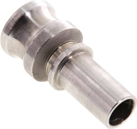 DIN/EN-Kamlock-Stecker (E/EC) 19 (3/4")mm Schlauch, Edelstahl (1.4408)