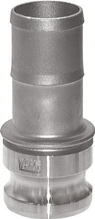 Kamlock-Stecker (E) 38 (1-1/2")mm Schlauch, Aluminium
