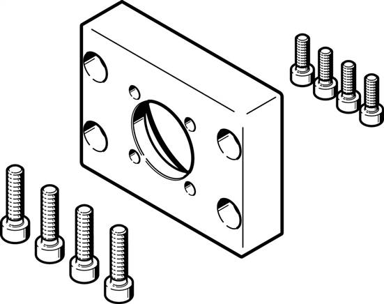 FESTO EAMF-A-48B-40G (4067069) Motorflansch