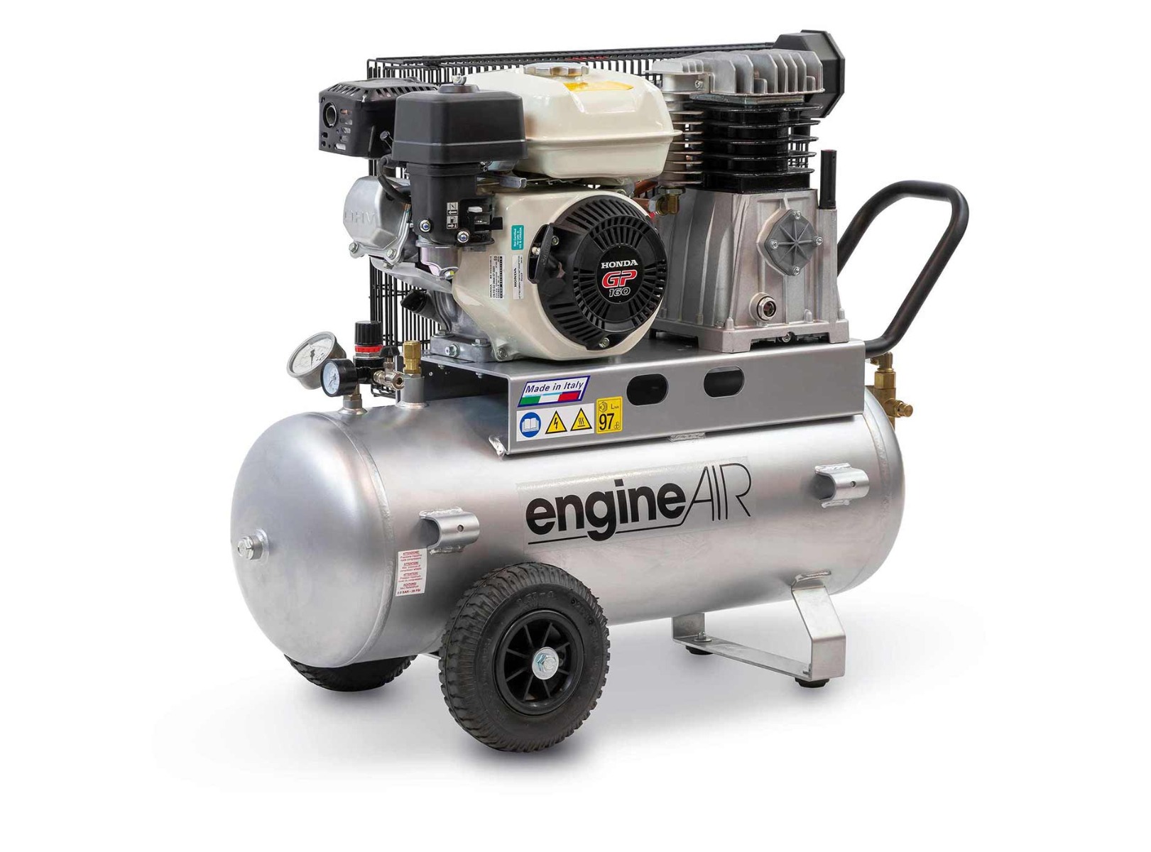 Kolbenkompressor mit Benzinmotor Typ engineAIR 5/50